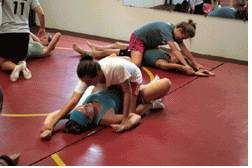 training, martial arts class self defense!